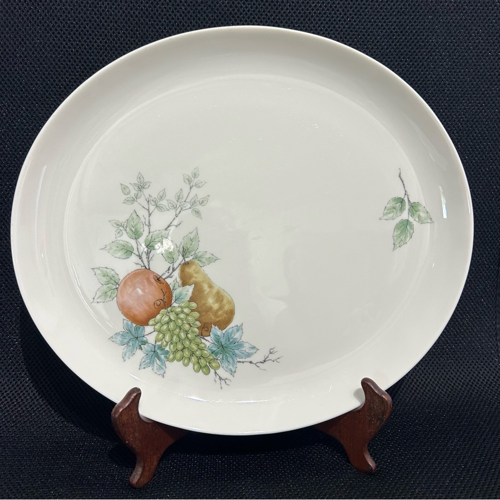 Syracuse Carefree True China Wayside Pattern 11" Oval Serving Platter Plate